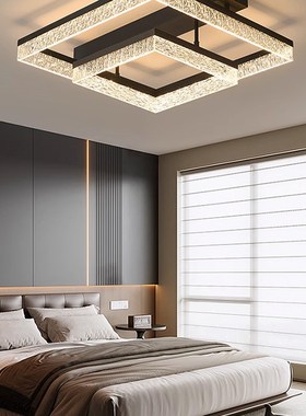 厂家直销意式轻奢高级客厅灯冰裂纹卧室餐厅吸S顶灯全屋中山灯具