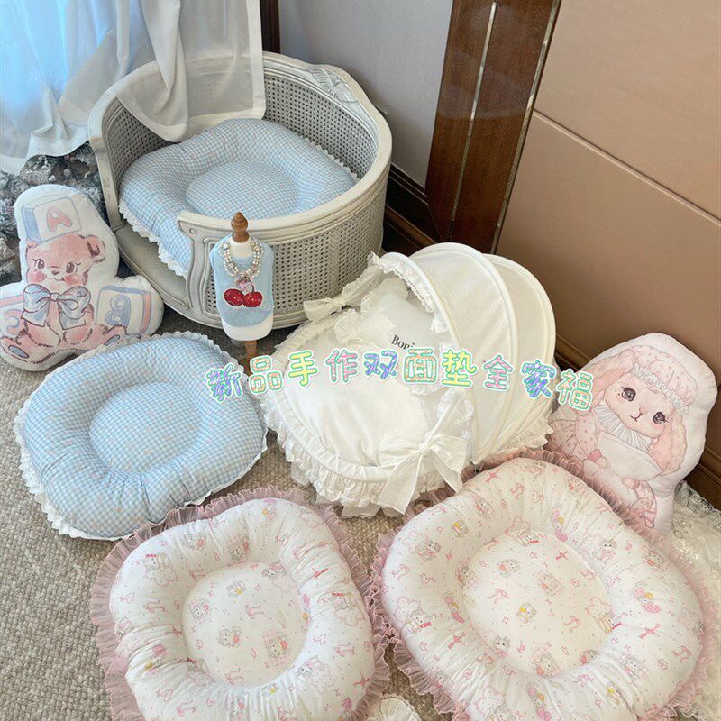 【新品手作】猫j窝狗窝马尔济斯比熊中小宠物垫子四季通用防掉毛