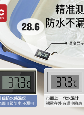 婴儿洗澡盆浴盆宝宝0一3岁大号家用小孩新生幼R儿童浴桶坐躺可折