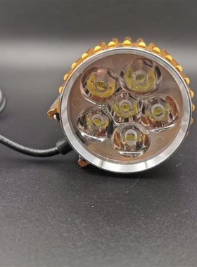 12-85v电动车超亮灯摩托车射灯代驾折.叠外置车灯