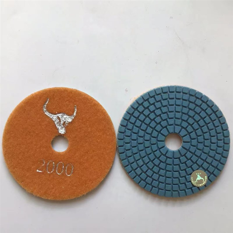 金刚石水磨片石材抛光片大理石花岗岩瓷I砖石英石玻璃角磨机打磨