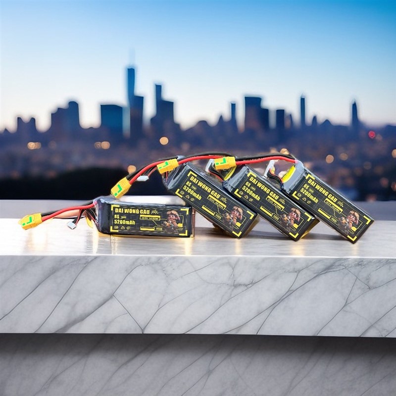 大黄狗6S8S5200毫安100C航模锂电池RFPV穿越机锂电池