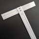 铝合金加长T型丁字j尺直角尺T形尺t字尺防滑护手60cm80cm130cm200