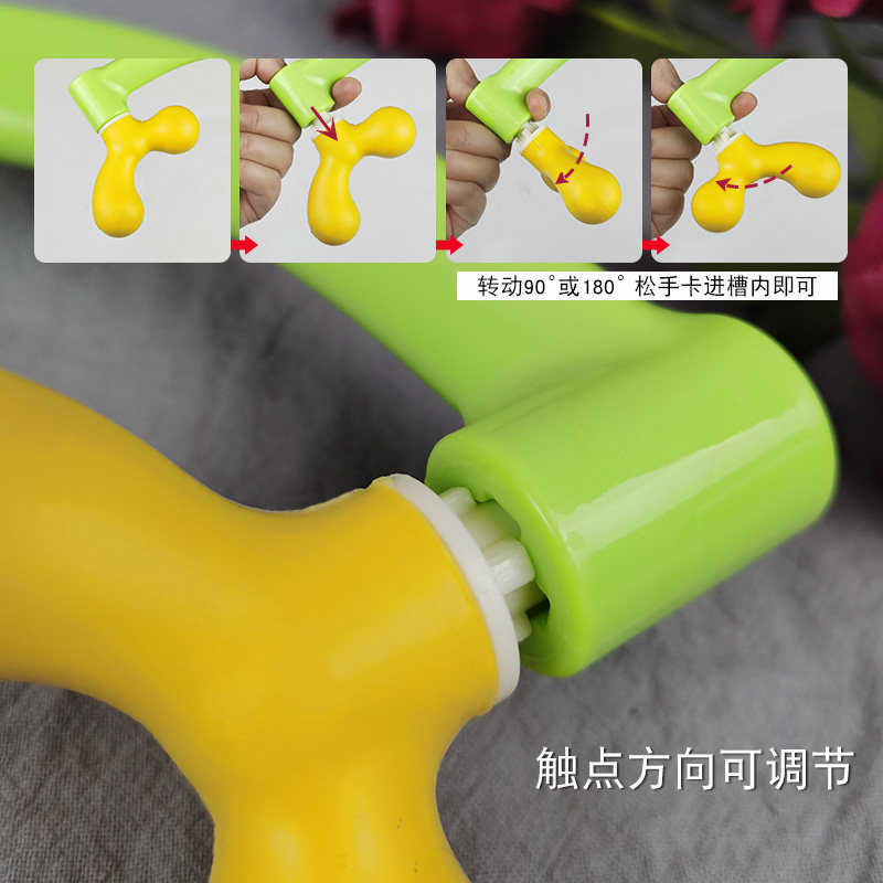 勾背按摩器按肩胛骨缝神器v疏通经络肩膀颈椎钩子腰椎揉捏穴位捶