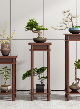 欧式白色花架加厚多层客厅阳台落B地室内绿萝吊兰花盆架特价实木