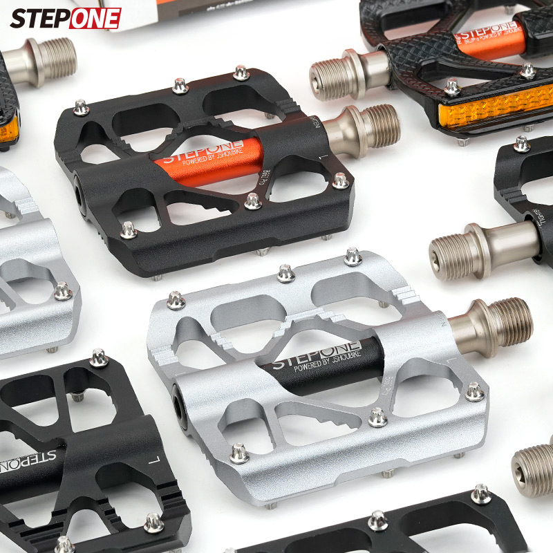 STEPONE三培l林脚踏 超轻铝合金防滑大踏板山地公路自行车轴承脚