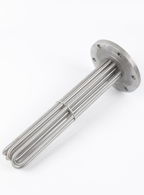 不锈钢115法兰加热管3r80v导热油锅炉水箱加热器工业加热棒大功率