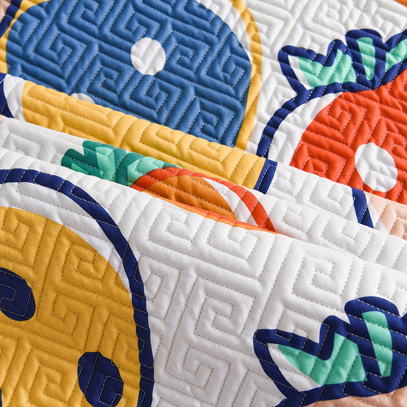 纯棉床盖单件双面可用炕q垫榻榻米床垫四季通用床罩绗缝防滑床褥