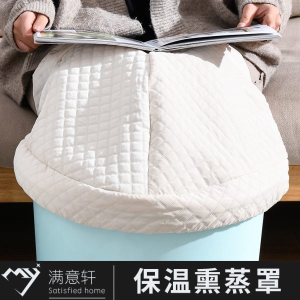 V蒸汽罩J腿8熏蒸桶布盖布罩木桶泡脚桶罩子保温3盖盖熏保温盖子蒸