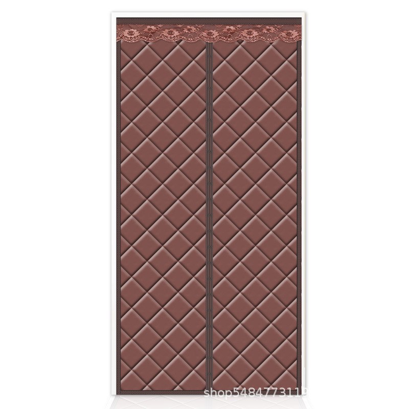 棉门帘空调隔断家用免打孔磁吸门帘加厚隔音帘夏季防冷气空调门帘