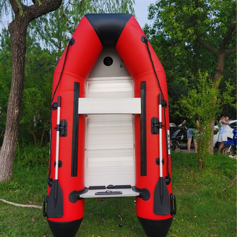 应急防汛橡皮艇冲锋舟充气船救援船钓鱼船汽艇电动马达皮划艇快艇