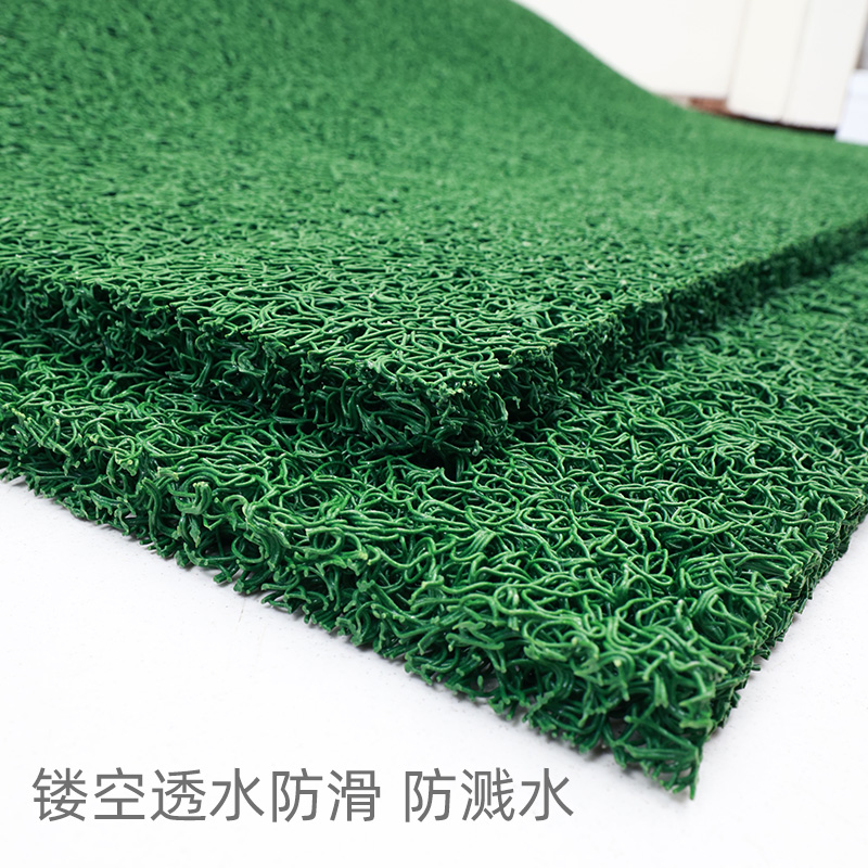 塑料PVC丝圈镂空地垫厨房浴室卫生间防摔垫户外门垫隔水防滑脚垫