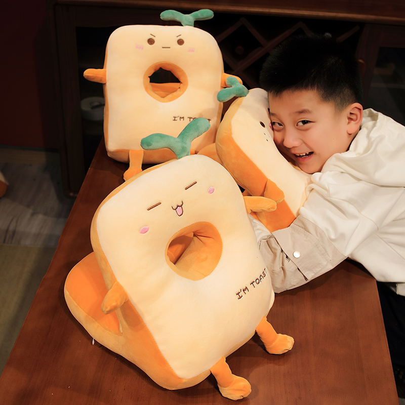 面包午睡枕头抱枕女生睡觉办公室儿童趴睡枕小学生午休神器夏趴枕