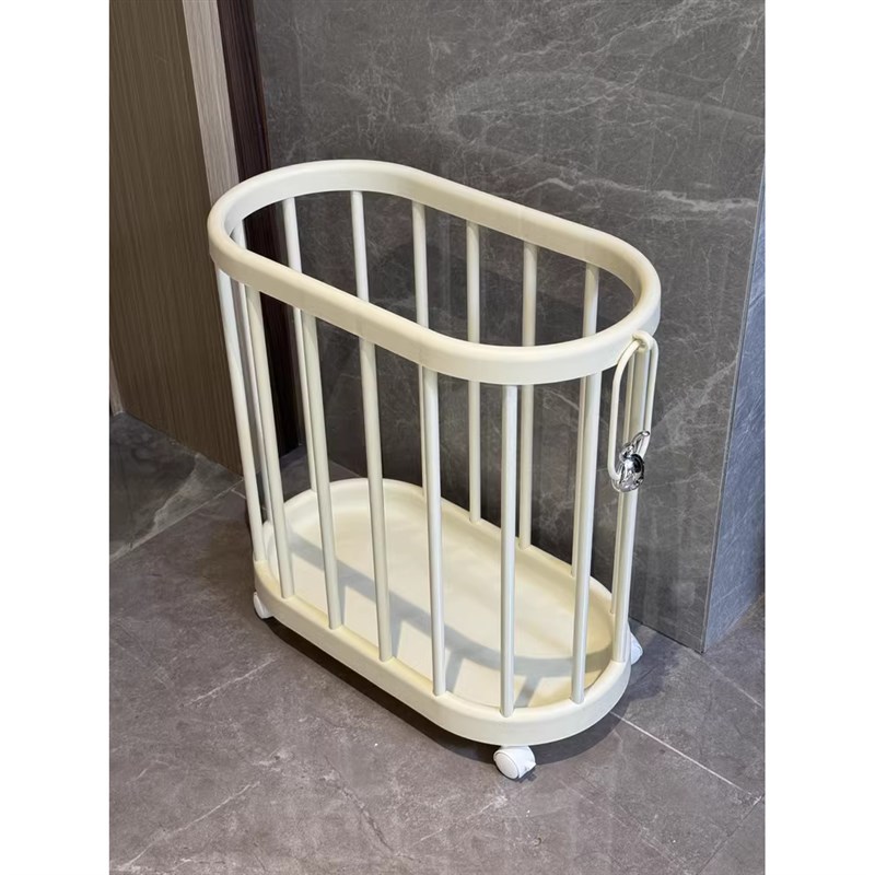 丽灯  家饰瑜伽垫收纳筐带轮子可移动健身器材收纳框运动工具置