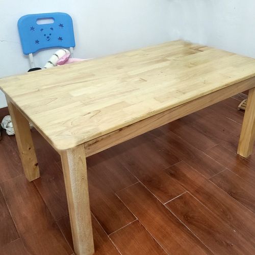 全实木儿童学习桌椅幼儿园书桌椅套装宝宝餐桌客厅家用茶几桌茶台