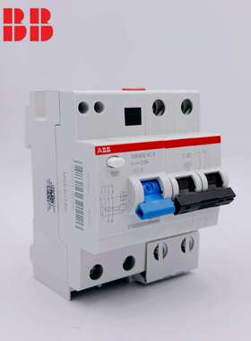 ABB小型漏电保护器GSH200 2P 4P漏保32A 63A100A 漏电电流300mA