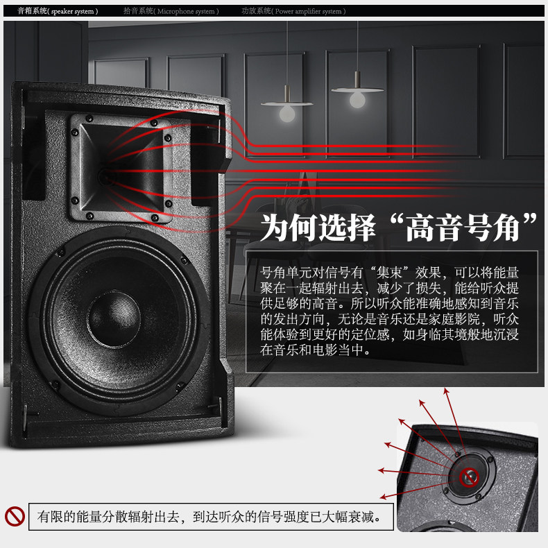 中小型视频会议室音响套装设备全套系统无线话筒功放专业壁挂音箱