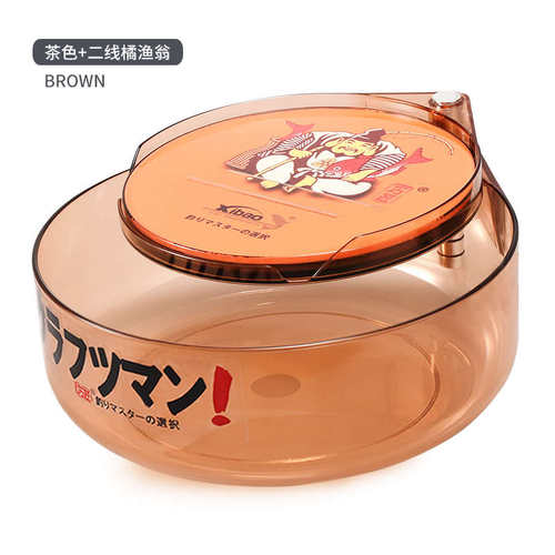 双线分钩拉饵盘强磁黑坑大号散炮盆浮水立钩超薄钓箱用竞技饵料盒