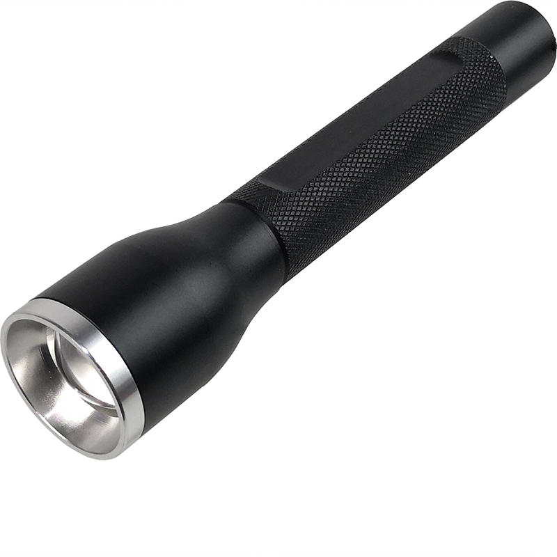 5号干电池强光变焦手电筒防水三档露营自驾游夜骑家用学生住宿灯