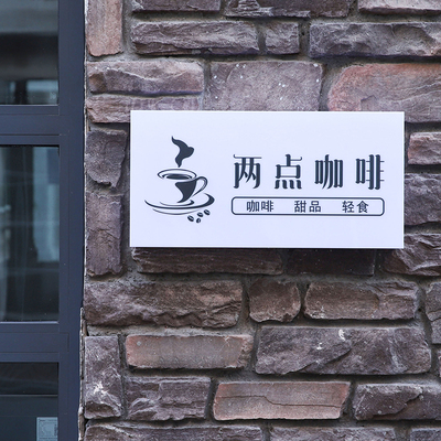 个性定制led亚克力无边框发光灯箱挂墙式悬挂户外广告牌