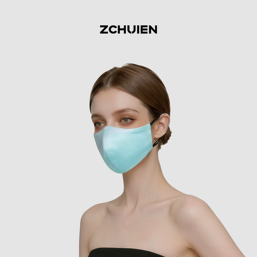 ZCHUIEN30姆米桑蚕丝口罩女高倍防晒显脸小透气可水洗2026新款