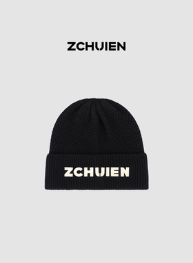 【达人专属】ZCHUIEN帽子针织帽女冬季100%绵羊毛保暖抗寒冷帽