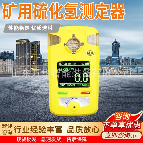 矿用硫化氢测定器 随身携带自动报警 CLH100矿用硫化氢测定器