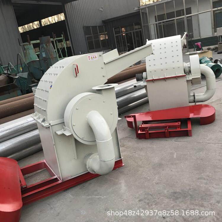 移动式果园树枝粉碎机 硬圆木竹子破碎机 木材厂下脚料粉碎机