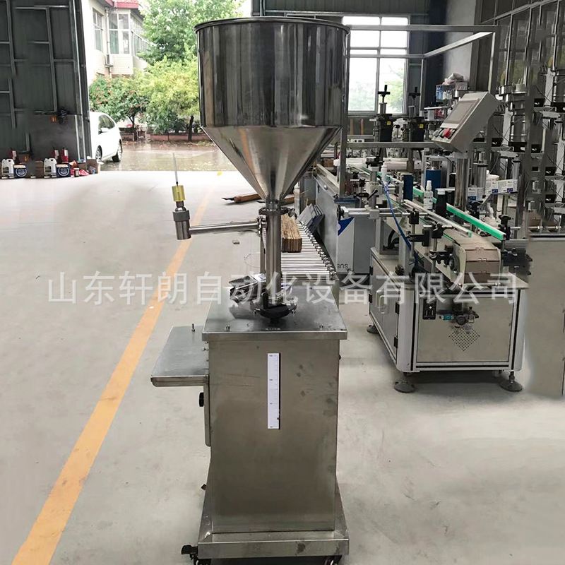 脚踏妇科凝胶灌装机 水光针针管气动灌装机 凝胶管膏体灌装机厂家