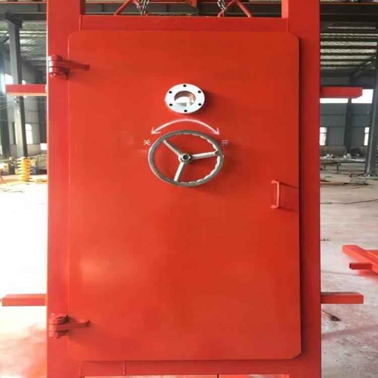 矿用避难硐室防爆门 井底巷道用薄壳型防水闸门 防火栅栏两用门
