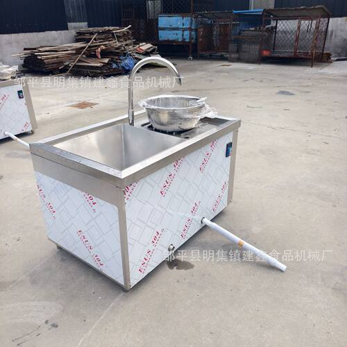 不锈钢卧式洗米机大米清洗机25公斤水压式洗米机