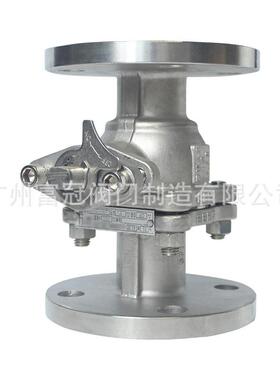 Q41F-16P不锈钢法兰球阀 304二片式软密封管道阀手柄开关阀 现货