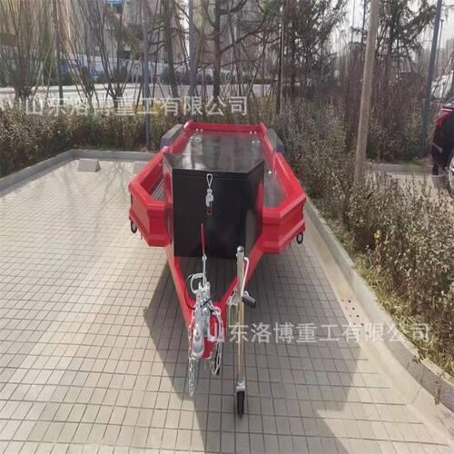 运输半挂板车厂区周转叉车拖车物流台重型双牵引平板车