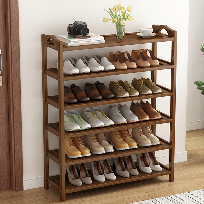 鞋架家用简易放门口多层实木收纳神器经济型置物架子宿舍防尘鞋柜