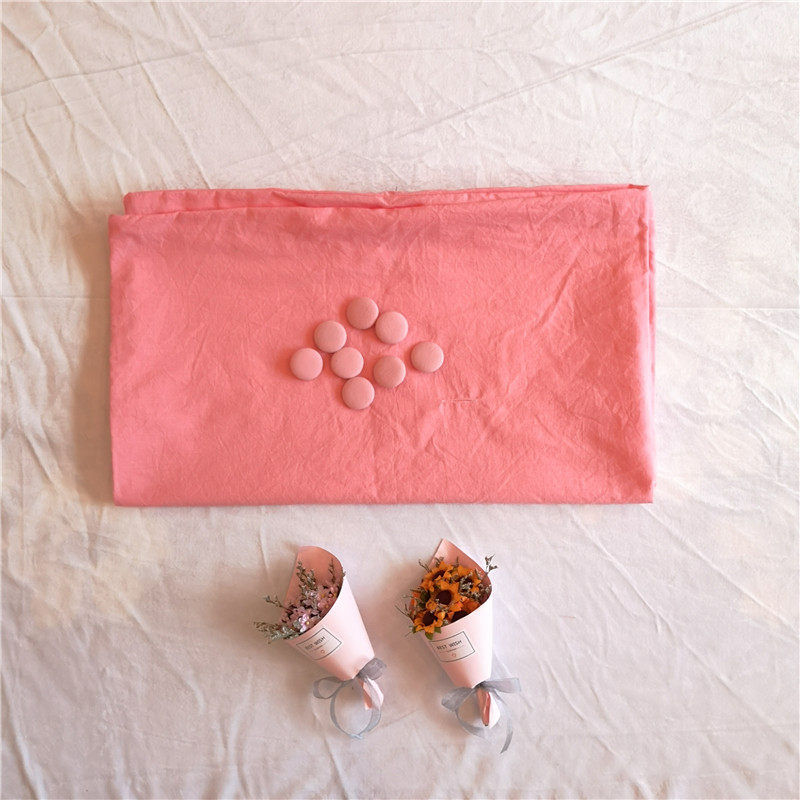 【单套子不含芯】方形大靠垫套子球球长枕床头大靠背长靠枕单套子