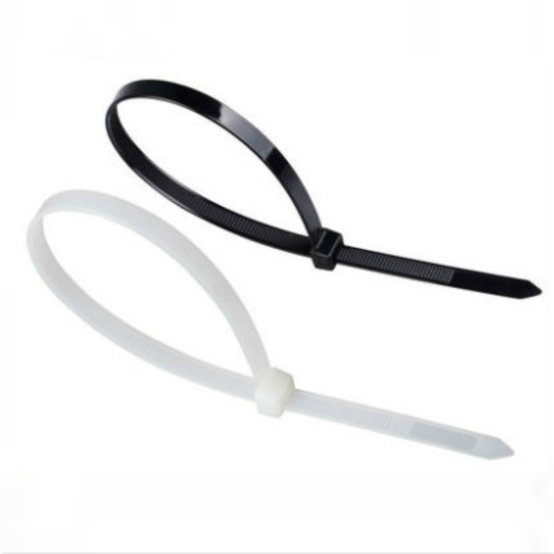 黑白塑料自锁式尼龙扎带3*60*80 3*100固定绑带卡扣小号园艺电线