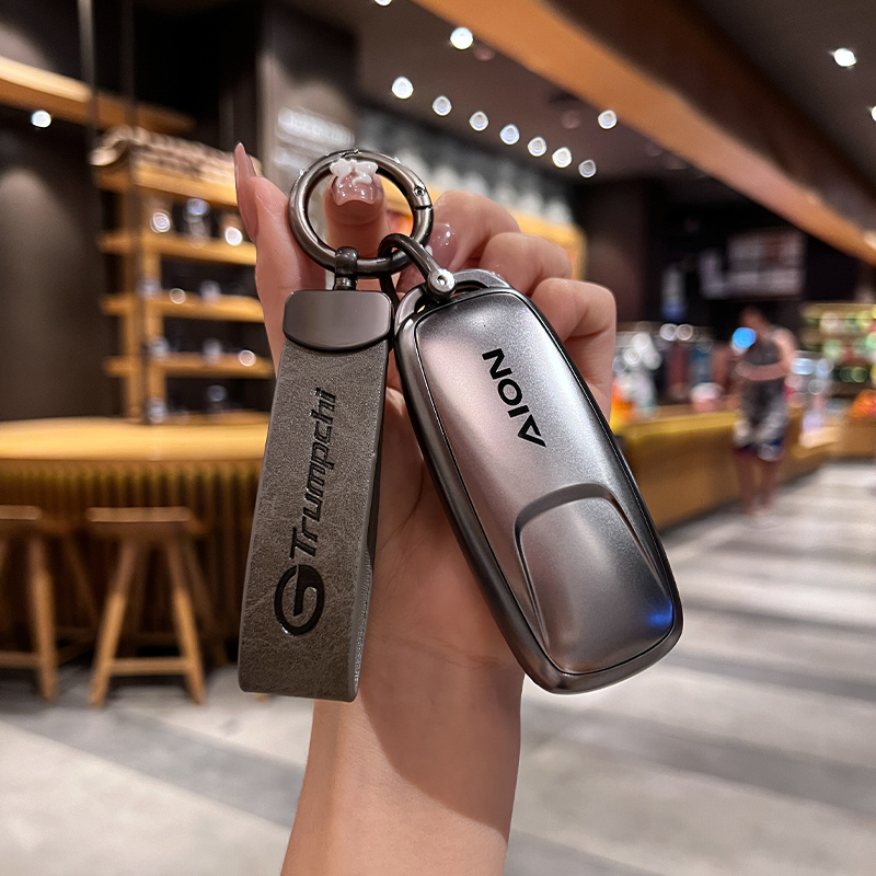 适用广汽传祺M8钥匙套传奇GS4汽车M6 GS3壳GS5包GS8扣GA4 580影豹