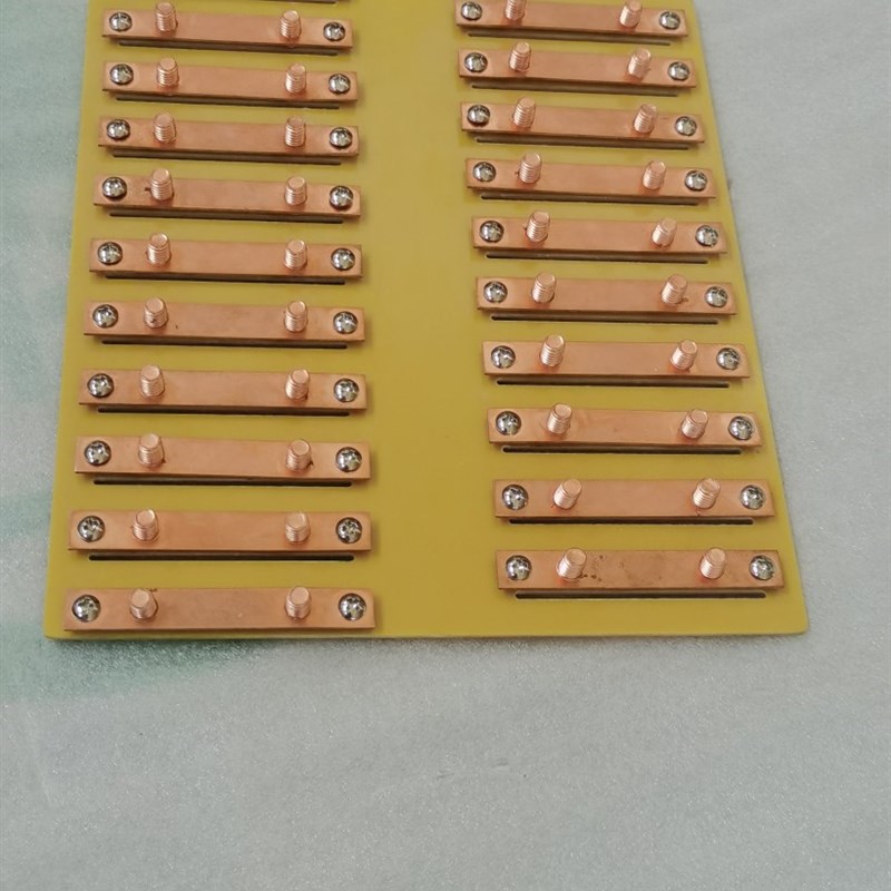 软包锂电池连接板纯铜板免焊锡款可来图定制任何尺寸形状大小厚度