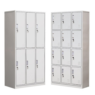 钢制更衣铁皮单门挂衣矮柜员工宿舍换衣柜储物鞋柜碗柜内务存储柜