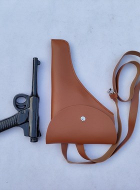 演出道具木质王八盒子枪南部十四八路军驳壳枪套红军毛瑟鲁格P08