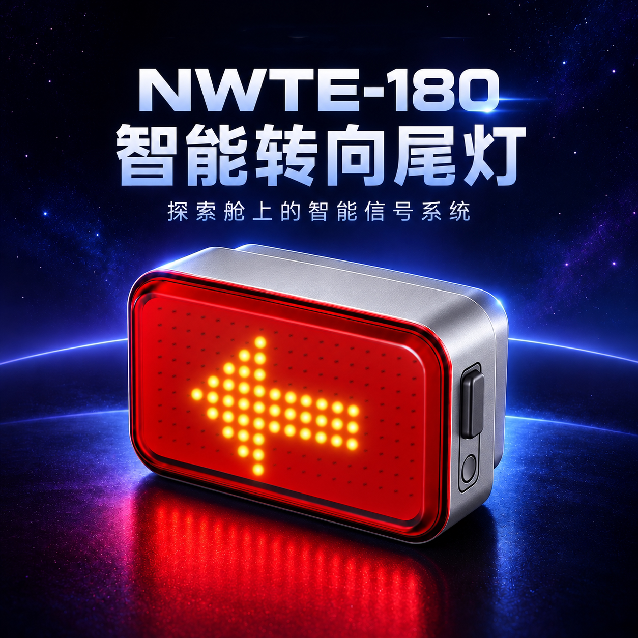诺行沃克智能转向表情尾灯个性表情遥控转向刹车感应NWTE-180