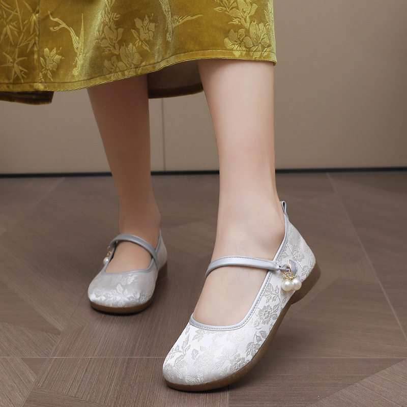 老北京布鞋女2025新款新中式国风女鞋玛丽珍鞋旗袍鞋配裙子汉服鞋