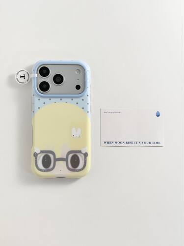 U2 星星眼镜秋秋适用苹果17promax新款小众韩系iphone16个性清新可爱15防摔保护套少女手机壳