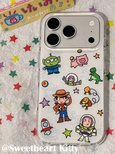 U2 ins可爱Q版玩具总动员适用iphone17promax新款小众苹果16手机壳15少女防摔保护套