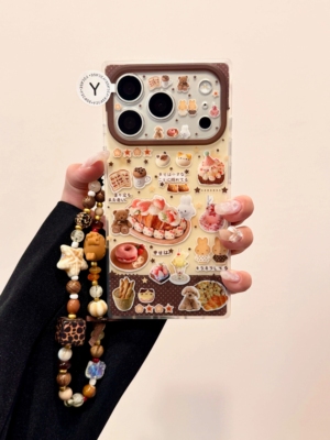 U2 卡通可爱古早风米菲兔IMD双层手机壳适用iPhone 17pro Mac新款小众苹果16简约个性创意