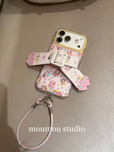 U2 可爱小玉蝴蝶结立体适用于苹果iPhone17proma新款小众手机壳16pro女15防摔保护套