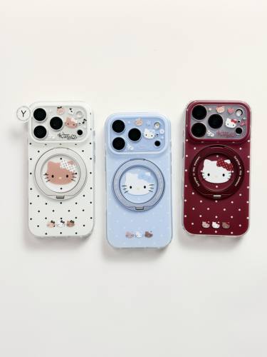 U2 磨砂支点•卡通可爱三色KittyIMD双层手机壳适用iPhone18