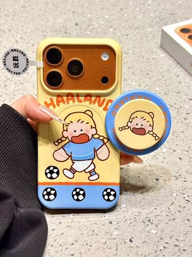 U2 Q版足球运动员菲林磁吸适用苹果17promax手机壳16iphone15