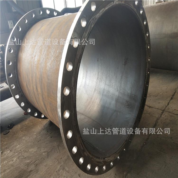 供应DN800大口径钢制短管 Q235B定尺埋弧焊直缝管 厚壁双法兰短管