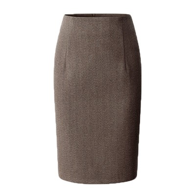 2021秋冬新款包臀半身裙黑灰色高腰修身裙中裙职业女裙西装一步裙